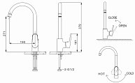 Смеситель  Bravat  PURE (F7105161C)