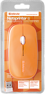 Мышь  Defender  NetSprinter MM-545  оранж/белый