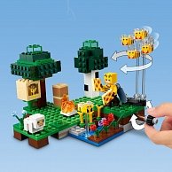 Конструктор LEGO  Minecraft Пасека зеленый; коричневый; белый; желтый 21165