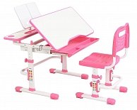 Комплект парта + стул трансформеры CUBBY Botero  розовый