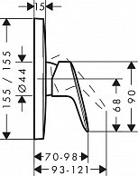 Смеситель для душа Hansgrohe Logis  71605000