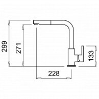 Смеситель Elleci C02 G68 Bianco