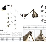 Светильник Arte Lamp Braccio A2055AP-1BK