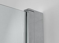 Душевой уголок Ambassador Nord квадратный 100x100x200 (прозрачное стекло / профиль хром) со складными дверями 13011109