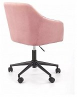 Кресло компьютерное Halmar FRESCO розовый/черный