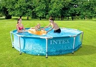 Каркасный бассейн Intex Metal Frame Beachside 28206 (305х76) 28206