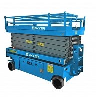 Подъемник самоходный ножничный с выдвижной платформой SKYER PLH1025