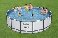 Бассейн Bestway Steel Pro MAX 5612Z (488x122, с фильтр-насосом и лестницей)