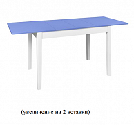 Обеденный стол ТехКомПро Ирис 70х110 бук/прованс/подстолье тон 1