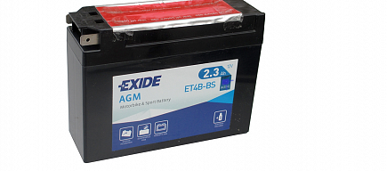 Аккумулятор Exide  ET4B-BS  2.3Ah 30A moto