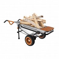 Садовая тележка Worx WG050 Aerocart серебристый