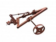 Сцепка универсальная СпецПрофРесурс СУ-7 (с опорным колесом)