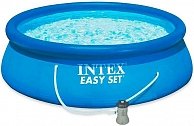 Надувной бассейн Intex  Easy Set  396x84 см. + фильтр-насос (28142)