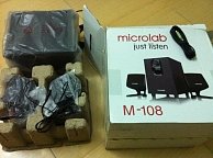 Компьютерная акустика Microlab M108 2.1 Black