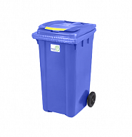Мусорный контейнер Razak plast 240 литров синий синий
