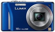 Цифровая фотокамера Panasonic LUMIX DMC-TZ20 синяя