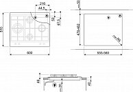 Варочная панель Smeg PX364L