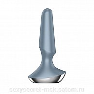Анальная вибропробка  Satisfyer Plug-ilicious 2 серый (4003290)