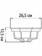 Бра уличное Arte Lamp Pegasus Piatto A3100PL-1BK