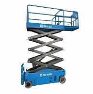 Подъемник самоходный ножничный с выдвижной платформой SKYER PLH1025