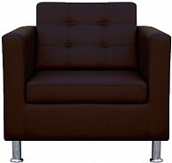 Кресло Бриоли Дилли клетка L13 коричневый
