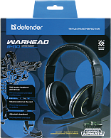 Гарнитура  Defender Warhead HN-G110  черная