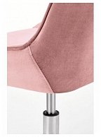 Кресло компьютерное Halmar RICO розовый/хром
