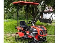 Мини-трактор TZR-015 c двигателем 15 л.с. (фары, 4х4, электрозапуск, гидравлика)