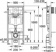 Смеситель для раковины Grohe BAUFLOW