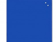 Стеклянная маркерная доска NAGA   Cobolt  (10760)  blue  45x45