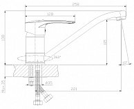 Смеситель Rossinka T40-21