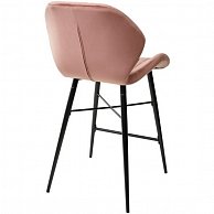 Полубарный стул Дамавер MARCEL BLUVEL-52 PINK (H=65cm), велюр