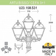 Наземный фонарь Fumagalli U23.158.S31.BYF1R