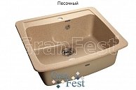 Кухонная мойка GranFest Standart GF - S605  песочный