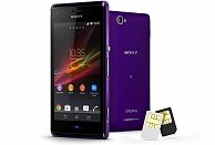 Мобильный телефон Sony Xperia M Dual C2005V фиолетовый