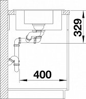 Кухонная мойка Blanco Legra 6 S Compact  антрацит  (521302)