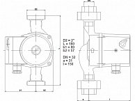 Циркуляционный насос IMP PUMPS GHN 32/80-180 (979521944) (979523510)