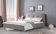 Кровать Halmar Doris 160х200 серый/ольха