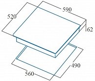 Поверхность варочная индукционная CATA IBG 6304 BK (УТ-0000511) черный