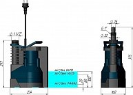 Насос Unipump ARTSUB Q400 черный (11601)