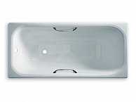 Ванна чугунная Универсал Ностальжи 150*70  (с отверстиями для ручек, хромированные ручки)