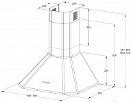 Вытяжка купольная Korting KHC 6839 RCN