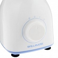 Блендер стационарный Willmark WTB-500W / 2000205 белый, голубой