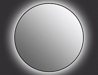 Зеркало Cersanit Eclipse Smart 100x100 (с подсветкой, черная рамка) 64149