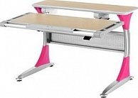 Регулируемый стол-парта  Comf-Pro Harvard Desk (клен/розовый)