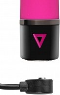 Нереалистичный вибратор Lil Vibe LIL002PNK розовый, черный