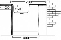 Мойка Kromevye EC 163 D Декор