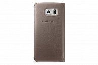 Чехол Samsung EF-CG920PFEGRU (S View G920 ) for Galaxy S6 golden