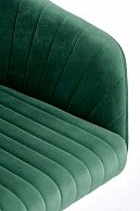 Кресло компьютерное Halmar FRESCO темно-зеленый/черный