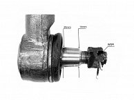 Наконечник рулевой (18-20мм резьба) левый